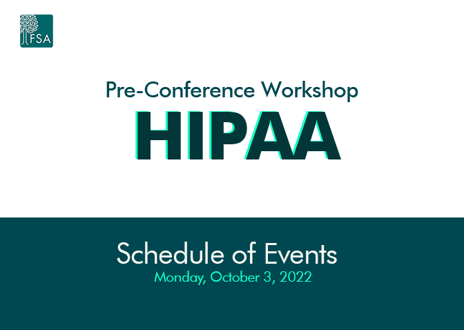 2022 Pre-Conference Workshop | HIPAA | Friends Service Alliance